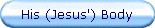 His (Jesus') Body